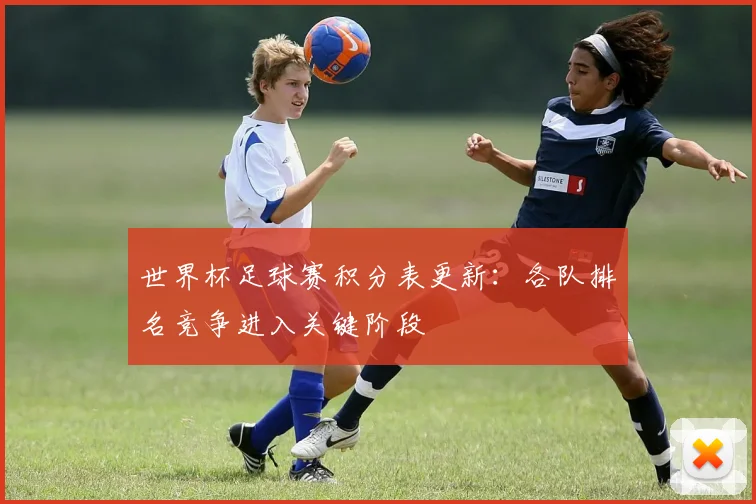 世界杯足球赛积分表更新:各队排名竞争进入关键阶段